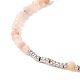 Bracelet rond en perles de verre pour femme STAS-P302-10P-2