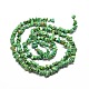 Pépites de vert turquoise chapelets de perles G-M205-76-2