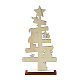 クリスマステーマの木製ディスプレイ装飾  ホームオフィス用 卓上  クリスマスツリー  gnome  112x39.5x215mm DJEW-G041-01A-2