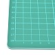 ポリ塩化ビニールのカッティングマット  a4丈夫な自己修復型カットパッドパッチワークツール  ティール  29.9x21.9x0.35cm DIY-WH0086-07-3