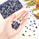 Brins de perles de copeaux de lapis-lazuli naturel 2 brin olycraft G-OC0002-30-3