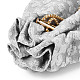Мешочки для конфет с тисненым цветочным волокном и шнурком PW-WG61065-08-4