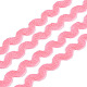 ポリプロピレン繊維リボン  波形  フラミンゴ  7~8ミリメートル  15ヤード/バンドル  6のバンドル/袋 SRIB-S050-B12-3