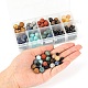 232Pcs 10 Style Natural & Synthetic Gemstone Round Beads G-LS0002-17-3