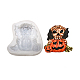 DIY мини Хэллоуин череп и тыква пищевые силиконовые Молды DIY-G054-C03-1