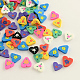 Handmade Polymer Clay Cabochons for Ear Studs Making CLAY-R057-04-1