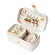 PU Imitation Leather Jewelry Box LBOX-E001-01A-1