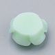 樹脂カボション  花バラ  薄緑  10x5mm  ボトム：7~8mm X-CRES-Q197-29N-2