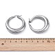 Ring 304 Stainless Steel Hoop Earrings EJEW-O032-02P-6