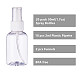 BENECREAT 30 Pack 20ml Plastic Fine Mist Spray Bottles with 10 Pack Plastic Pipettes for Perfume MRMJ-BC0001-23-4