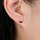 Cubic Zirconia Horse Eye Stud Earrings LS2614-5-2
