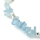 Set aus Stretch-Armbändern mit Perlen aus natürlichen gemischten Edelsteinsplittern BJEW-TA00361-4