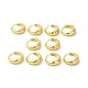 Толстые серьги-кольца из латуни с реечным покрытием для женщин EJEW-E270-19G-3