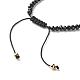 Natural Malaysia & Pearl & Shell Braided Bead Bracelets for Teen Girl Women BJEW-JB06958-7
