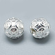 999 Fine Silver Coin Beads STER-T002-125S-2