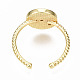 Brass Micro Pave Clear Cubic Zirconia Cuff Rings RJEW-N035-030-NF-3