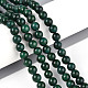 Gefärbte natürliche Mashan-Jade-Rundperlenstränge&nbsp;G-T139-6mm-67F-2