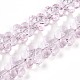 Brins de perles de verre transparentes&nbsp;GLAA-T023-36B-1