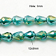 Electroplate Glass Beads Strands EGLA-D015-12x8mm-26-1