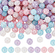 GOMAKERER About 850 Pcs Acrylic Disco Ball Beads SACR-WH0001-34-1