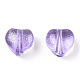 Perles de verre peintes par pulvérisation transparent GLAA-R211-02-B01-3
