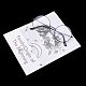 N Perlen 200 Stk. durchsichtige Kabelenden Brillenbrillen Kettenhalter Gummiverbinderenden FIND-NB0001-08-4
