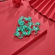 Chinese Style Alloy Enamel Chandelier Components Links X-ENAM-E329-64C-S-8