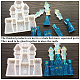 OLYCRAFT 3PCS 3D Christmas House Silicone Mold DIY-OC0001-22-2