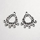 Antique Silver Tibetan Style Chandelier Component Links for Drop Dangle Earring Making X-EA433Y-NF-2