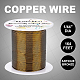 BENECREAT 22 Gauge 55 Yards Jewelry Beading Wire Tarnish Resistant Copper Wire for Beading Wrapping and Other Jewelry Craft Making CWIR-BC0006-02A-AB-5
