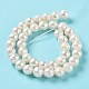 Fili di perle di perle d'acqua dolce coltivate naturali PEAR-E019-01-3