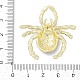 Legierung rhinestone-anhänger&nbsp;PALLOY-R151-67G-01-3