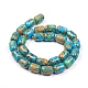 Chapelets de perles en turquoise synthétique TURQ-G153-01-10x14mm-2