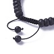 Adjustable Nylon Cord Braided Bead Bracelets BJEW-F369-C10-3