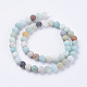 Chapelets de perles en pierre précieuse naturelle et synthétique G-XCP0001-3