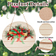 OLYCRAFT 13.7 inch Wood Circles for Crafts Unfinished Wood Rounds for Crafts Reversible Wood Circles Flat Round Cutouts Wood Hanging Door Plaque Wood Slices with Jute Cord for Home Decorations AJEW-OC0004-70-4