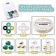 Kit per la creazione di braccialetti con lettere fai da te e imitazione di perle e perline heishi DIY-YW0005-23A-2