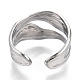304 anillo de puño de acero inoxidable RJEW-N038-112P-4