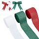 Arricraft 3 Rolle glitzernde Ripsbänder aus Polyester in 3 Farben OCOR-AR0001-56-1