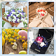 GOMAKERER 20Pcs 5 Colors Plastic Artificial Daisy Flower Bouquet AJEW-CA0003-72-4