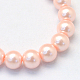 Chapelets de perle en verre peint de cuisson X-HY-Q003-3mm-05-2