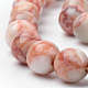 Brins de perles de netstone rouge naturel G-Q462-117-10mm-3