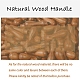 DIY деревянный воск печать штамп AJEW-WH0131-363-3