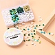 Kit per la creazione di braccialetti con lettere fai da te e imitazione di perle e perline heishi DIY-YW0005-23A-5