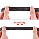 BENECREAT 82 Yards 15mm Wide Fold Over Elastic Band Black Foldover Elastics Stretch for Hair Ties Headbands Garment Sewing OCOR-BC0012-12A-3