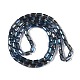 Chapelets de perles en verre électroplaqué&nbsp;GLAA-Q101-02A-FR01-2