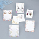 CHGCRAFT 200Pcs 4 Style Earring Display Cards Earring Holder Cards for Earrings Necklace Jewelry Display CDIS-CA0001-01-7