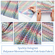 FINGERINSPIRE Mermaid Scales Fabric 39x59 inch Gradient Gold Rainbow Hologram 2 Way Stretch Fish Scale Fabric Light Color Spandex Mermaid Printed Fish Scale Stretch Fabric for Clothes Sewing DIY-WH0304-480-3