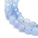 Chapelets de perles en aventurine bleue naturelle G-P457-A01-05-2