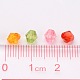 Dyed Mixed Faceted Bicone Transparent Acrylic Beads X-DBB5mm-4